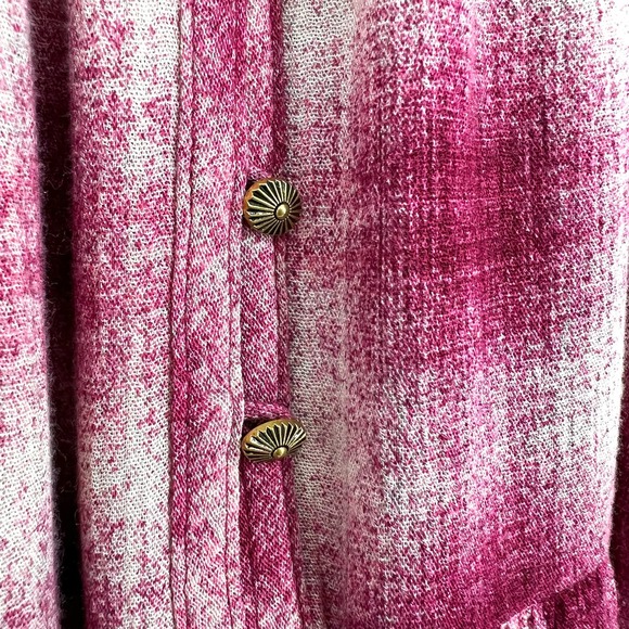 Anthropologie MAEVE Womens Sz Small Red Plaid Blouse Shirt Top Boho Comfy Soft - Picture 5 of 8